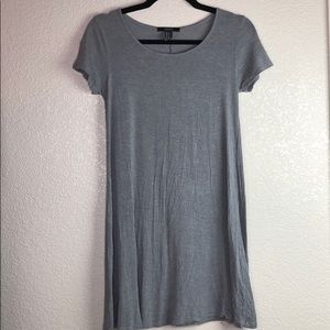 Forever 21 Grey T-Shirt Dress